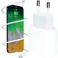 World Choice 20W USB-C Fast Charging Adapter White for Apple Phones