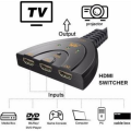 HDMI 4K HD Pigtail Switch Adapter 3 input 1 output