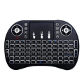 Andowl Mini Wireless Keyboard - Backlit Multimedia Remote with Touchpad