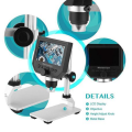 4.3" LCD Microscope Digital Soldering 1-600X Zoom Magnifier