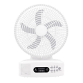 Andowl Solar Powered Rechargeable Fan with bluetooth