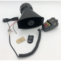 100W 12V 7 Sounds Car Siren Electronic Warning Alarm System With Microphone