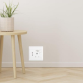 Pack of 4 Double Wall Sockets ( 1 x 3 Point, 1 x 2 Point and 2 x USB ports)