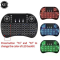 XF0552 Mini Wireless Keyboard Rechargeable LED Backlit Air Mouse