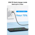 Fast Charging Wall Charger (PD 20W) + Type C to Type C Charging Cable - 1m