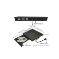 USB 3.0 Pop-up Tray Loading Portable Mobile External DVD-RW