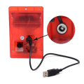 Motion Sensor Security Solar Alarm Lamp Red - MRUL