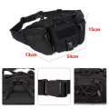 Large Capacity Outdoor Tactical Waist Pack - Black