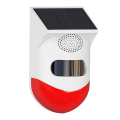 WIFI Pet- Friendly PIR Outdoor Solar Light &amp; Siren Alarm &amp; Remote Control