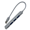 9cm 4 In 1 Slimline Hub With 3 USB 3.0 Ports &amp; 1 SD Card Slot