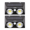 LMA- Set of 2 COB LED Motion Sensor Solar LED Wall Light (Double Lights)