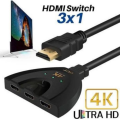 HDMI 4K HD Pigtail Switch Adapter 3 input 1 output