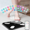 Wireless Smart Body Weight Fat Scale -Q-D001 - Black