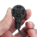 AHD CCTV Night Vision Surveillance Clip On Hidden Spy Camera With AV Cables