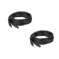2 Set Of 20M Mini UPS Power Extension DC Cable For Wifi Router And Fibre