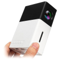 Portable YG300 Mini LED Projector - Black, White