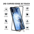 New 21D Full Cover Tempered Glass Screen Protector for iPhone 8 Plus -Black