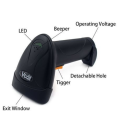 Handheld Laser Barcode Scanner USB 2.0 Wired - (Black) - 2 pack