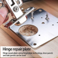 Micaiah Stainless Steel Cupboard Cabinet Door Repair Plates 4 Pack