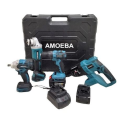 Multi-Function Power Tool Set Combination- Chargeable Cordless Drill