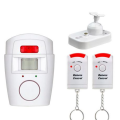 Motion Detector Sensor Security Alarm With Two Remotes