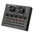 SM-V8 Sound Card for Smart Devices PC Live Sound - Black