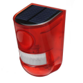 Solar Outdoor Alarm With Motion Sensor and Warning Light