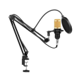 Andowl Professional Condenser Microphone Kit - Gold