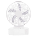 Fan - Solar Powered Rechargeable Fan With Speakers And LED Light