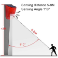Solar Alarm Flashing 6 LED Light Motion Sensor Detector 110dB Siren