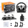 PXN V9 Gaming Steering Wheel 270-900 degree with 3 Pedals and Gear Shifter