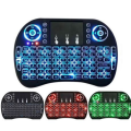 Mini keyboard RGB 3 Colors Backlit Wireless Keyboard Remote With Touchpad