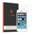 Raz Tech Tempered Glass for Apple iPhone 5-5S-SE (Pack of 2)
