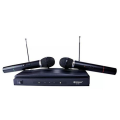 Two Channels FM Wireless Microphone &amp; Receiver System