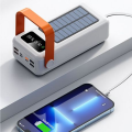 100000mAh Solar Power Charging Bank TR-957 100K - Black
