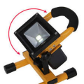 30W Rechargeable Led Flood Light with Car &amp; Power Charger