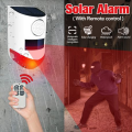 Alarm Outdoor Security Sensor - LED flashing alert light &amp; Solar charging