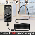 7M 3-in-1 Waterproof Endoscope Inspection Camera - Type-C Android &amp; PC Port