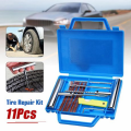 Car Tire Tyre Puncture Quick Repair Tool Kit - 11 Pieces