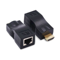 2PCS 4K HDMI Extender To RJ45 By Cat 5e/6  Ethernet Cable
