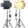 2 Rechargeable Photo &amp; Video LED Light Kit-Pro LED 800