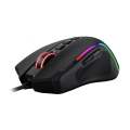REDRAGON PREDATOR 4000DPI RGB Ergo Gaming Mouse  Wired, Black