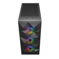 Raidmax V151TBS ATX | Micro-ATX | Mini-ITX RGB Mid-Tower Gaming Chassis  Black