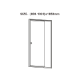 Chrome Extendable Pivot Door 800-1020 - 26.79kg