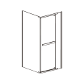Semi Frameless Pivot Door & Return Panel - 49kg