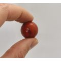 Jasper, Red Polished Sphere 1.5cm - Aries, Taurus Root Chakra, Sacral Chakra, Solar Plexus Chakra
