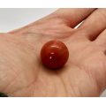 Jasper, Red Polished Sphere 1.5cm - Aries, Taurus Root Chakra, Sacral Chakra, Solar Plexus Chakra