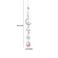 Moon and Planet Crystal Sun Catcher