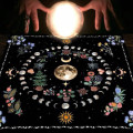 Altar Cloth - Floral Moon Phases