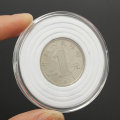 20Pcs Clear Round Coins Holder 46mm Capsules Stroage Case Box Container Display Collection